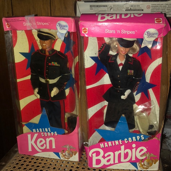 marine corps barbie and ken
